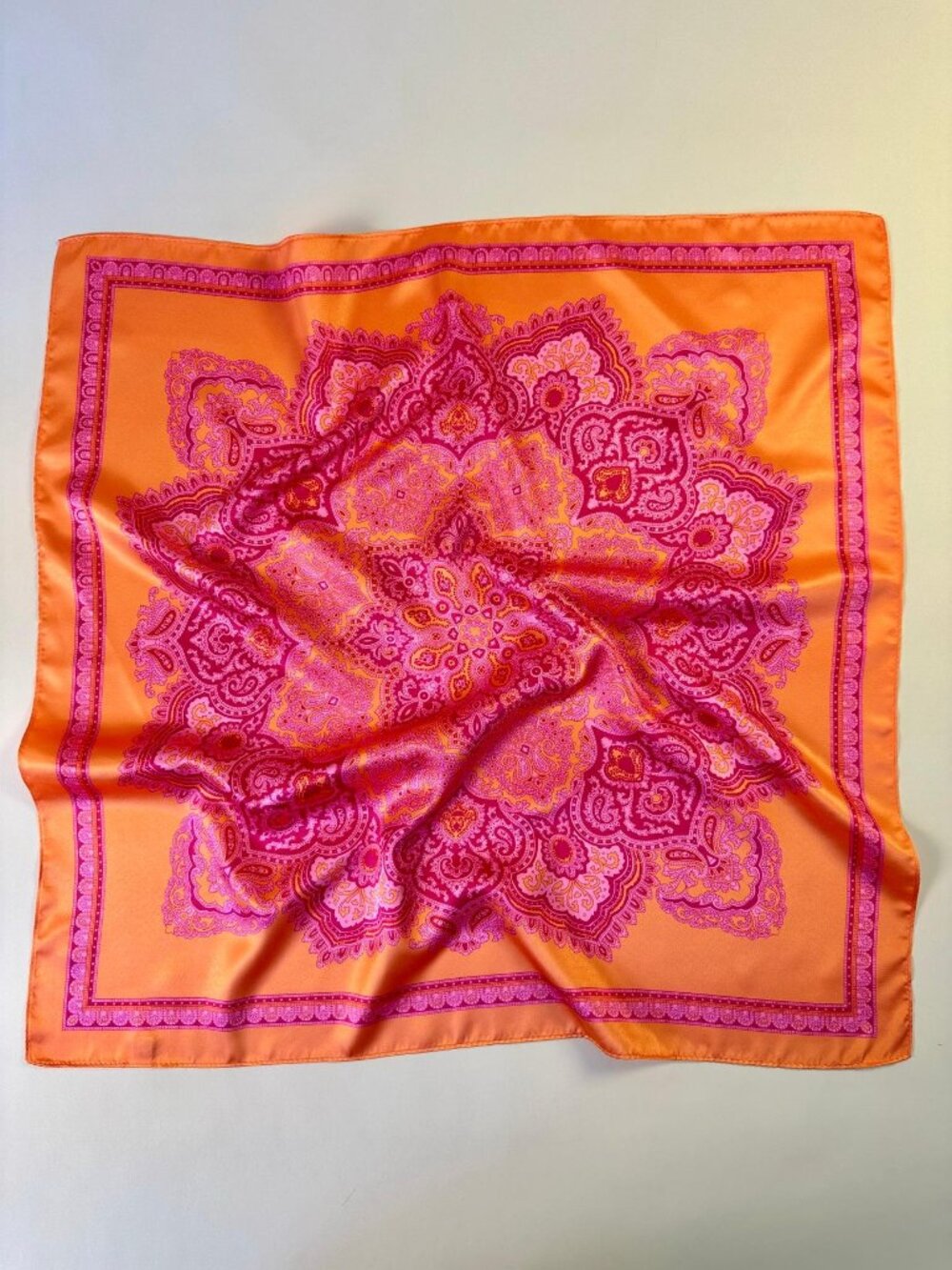 Paisley Floral Square Scarf